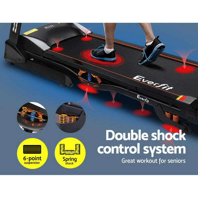 Transform your home into a fitness haven with Danoz Direct - Everfit Treadmill! This electric home gym will help you reach your fitness goals