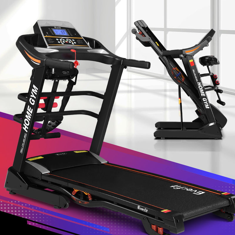 Transform your home into a fitness haven with Danoz Direct - Everfit Treadmill! This electric home gym will help you reach your fitness goals