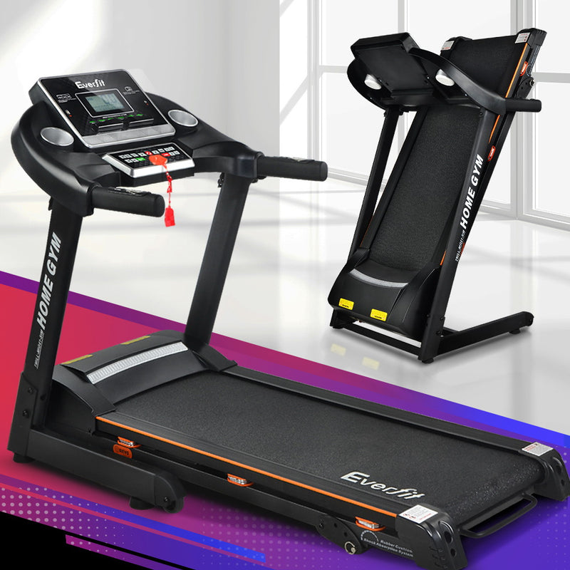Danoz Fitness - Everfit Treadmill Electric Home Gym Fitness Exercise Machine Hydraulic 420mm