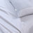 Danoz Direct -  Elan Linen 100% Egyptian Cotton Vintage Washed 500TC White King Single Bed Sheets Set