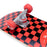 Danoz Direct -  Rad Complete Dude Crew 7" x 30" Skateboard - Checkers Black / Red