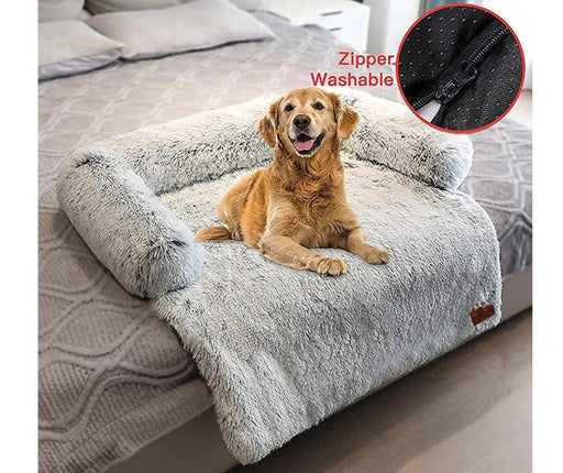 Danoz Direct - Calming Furniture Protector For Your Pets Couch Sofa Car & Floor Medium Grey