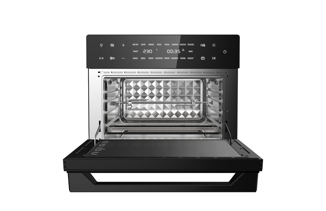 Danoz Direct - 30L Digital Multi-Function Air Fryer Oven, 1800W, >230C