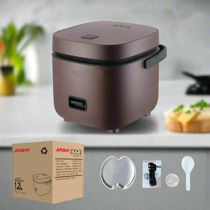 Danoz Direct - 1.2L Mini Rice Cooker Travel Small Non-stick Pot For Cooking Soup Rice AU STOCK