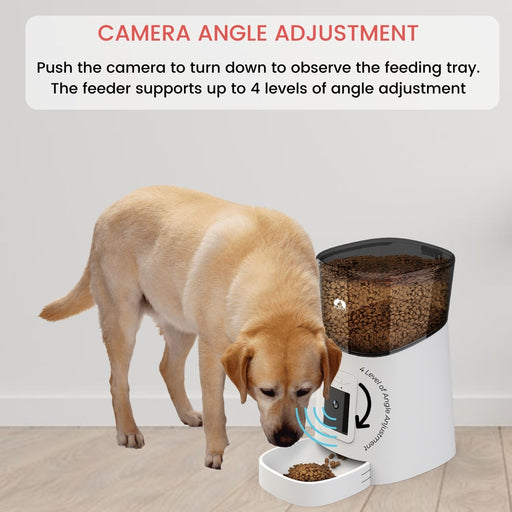 Danoz Direct - Floofi Smart Pet Feeder with Camera - White - FI-FD-109-CX