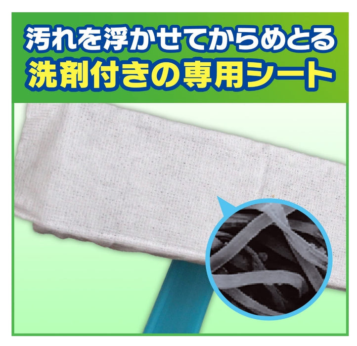 Danoz Direct -  [6-PACK] Johnson Scrubbing bubble screen wiper(1 Wiper Body, 2 Sheets)