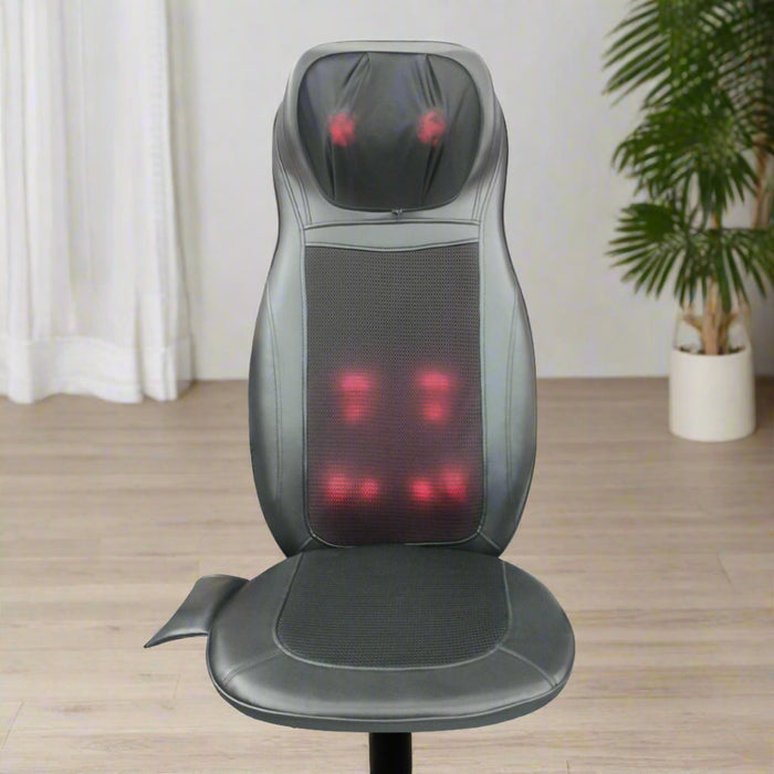 Danoz Direct - Massager Cushion - Chair Seat Kneading Shiatsu Heat Massage Portable Car