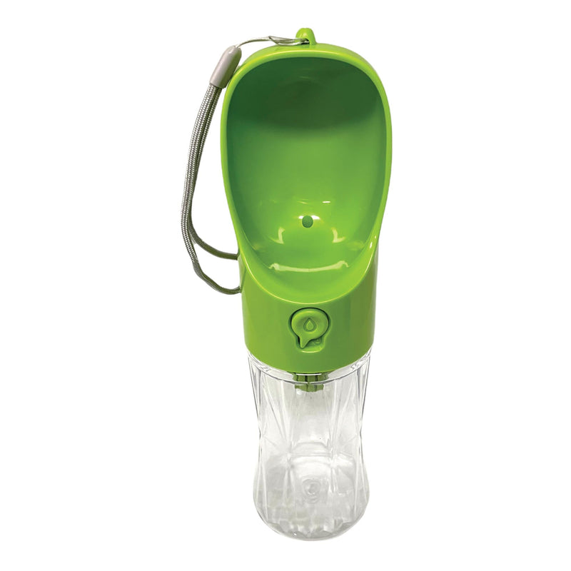 Danoz PetSmart - 380ml Portable Pet Water Bottle with Filter - Travel Drinking Cup For Dogs Cats