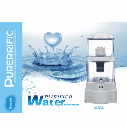 Danoz Direct - 28L Benchtop 8 Stage Water Filter - Ceramic Carbon Mineral Stone Silica Purifier