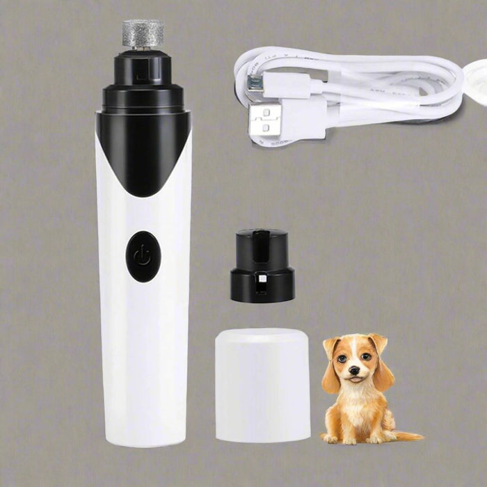 Danoz Direct - Pet Nail Grinder Dog Cat Electric Trimmer Rechargeable Clipper Claw Filer N8