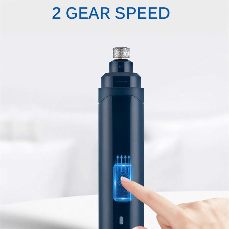 Danoz Pets - LED Light Pet Nail Grinder Dog🐶 Cat Electric Trimmer 2 Speed Rechargeable Filer