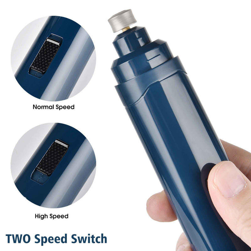 Danoz Pets - LED Light Pet Nail Grinder Dog🐶 Cat Electric Trimmer 2 Speed Rechargeable Filer