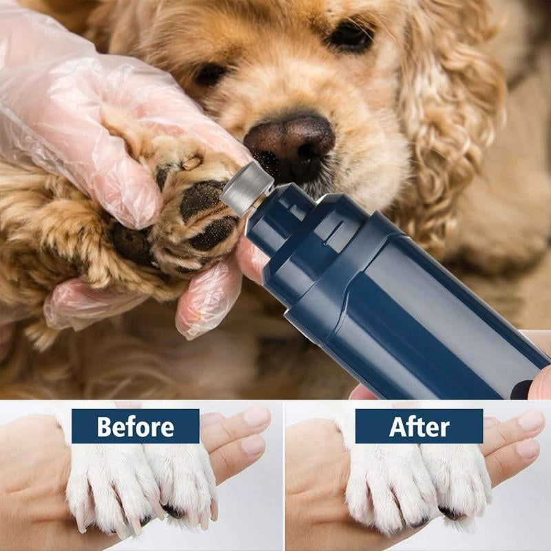 Danoz Pets - LED Light Pet Nail Grinder Dog🐶 Cat Electric Trimmer 2 Speed Rechargeable Filer