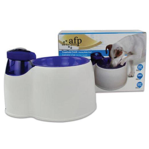 Danoz Direct - 2L Fountain Fresh Pet Water Filter Bowl - Interactive Dog Cat Purifier
