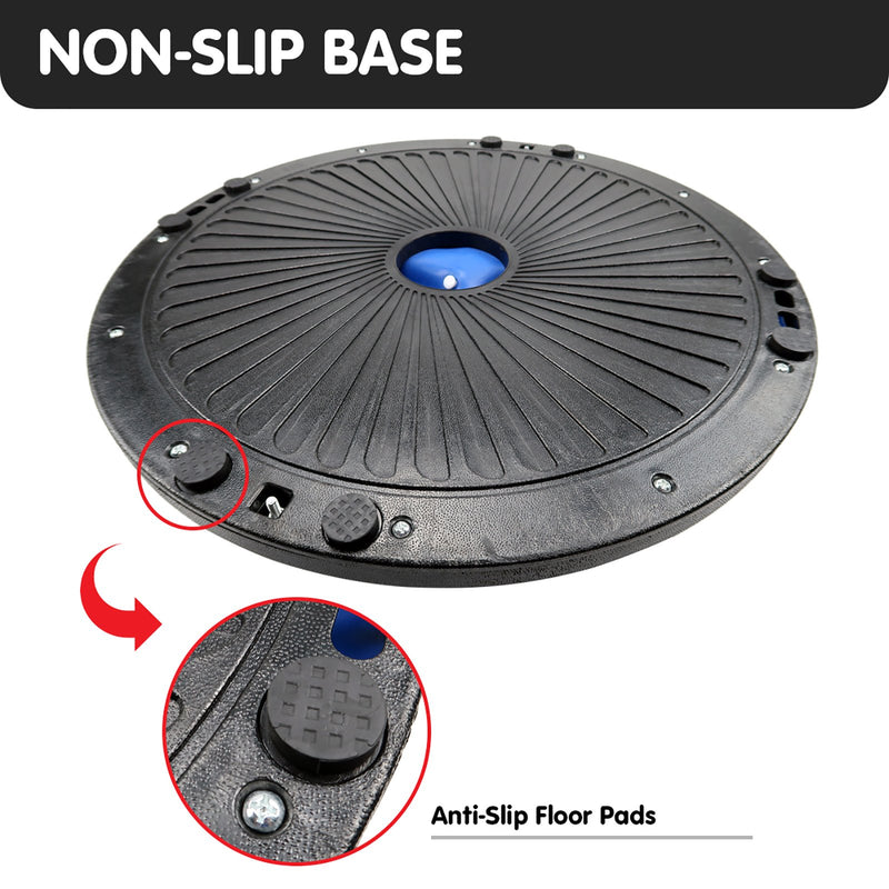 Danoz Direct -  Powertrain Fitness Yoga Ball Home Gym Workout Balance Trainer Blue