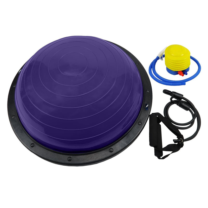 Danoz Direct -  Powertrain Fitness Yoga Ball Home Gym Workout Balance Trainer Purple