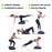 Danoz Direct -  Powertrain Fitness Yoga Ball Home Gym Workout Balance Trainer Purple