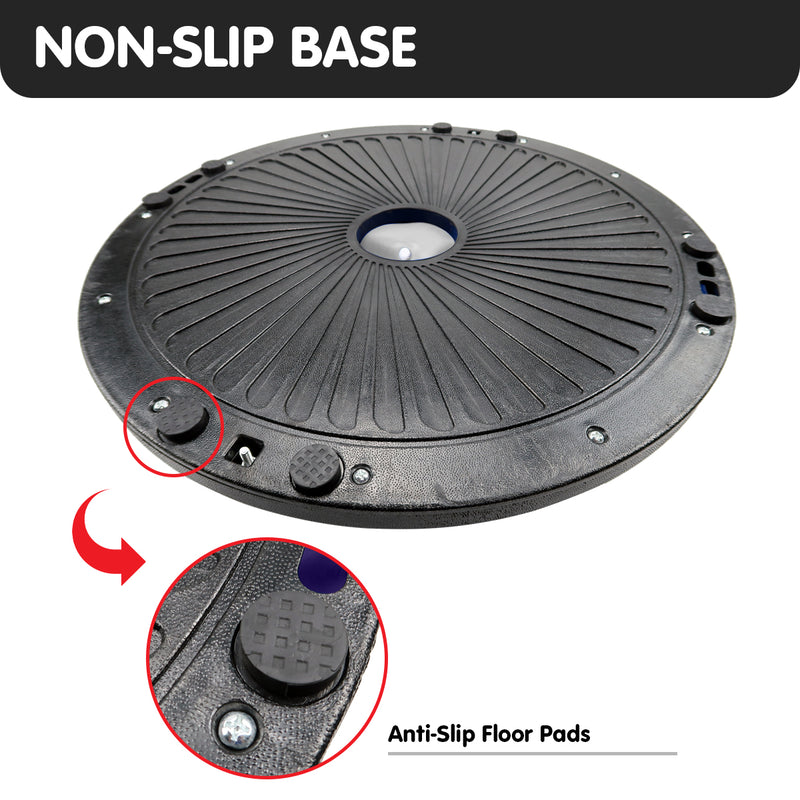 Danoz Direct -  Powertrain Fitness Yoga Ball Home Gym Workout Balance Trainer Purple