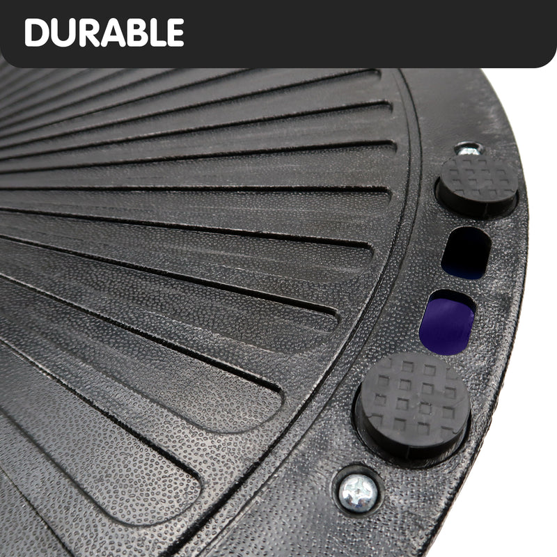 Danoz Direct -  Powertrain Fitness Yoga Ball Home Gym Workout Balance Trainer Purple