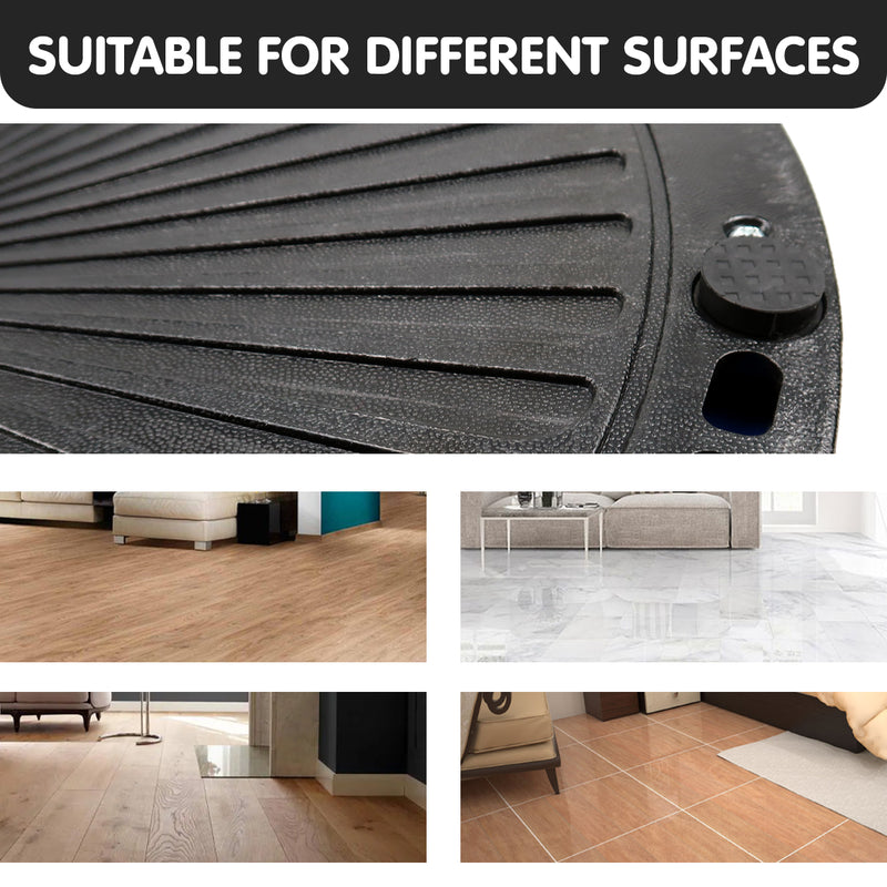 Danoz Direct -  Powertrain Fitness Yoga Ball Home Gym Workout Balance Trainer Purple