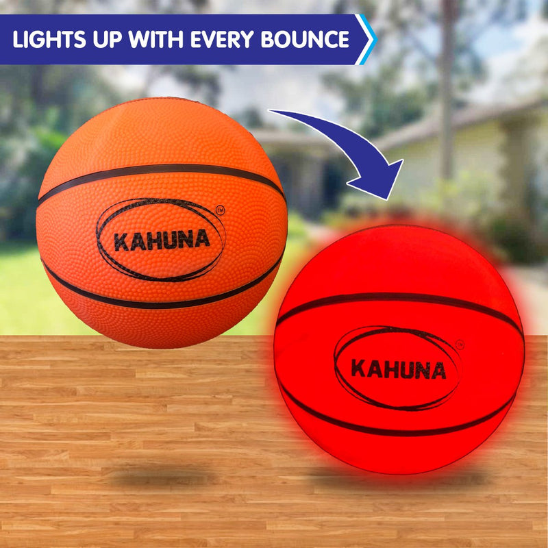 Danoz Sports - Kahuna Trampoline Led Basketball Hoop Set With Light-up Ball - Incl. Delivery