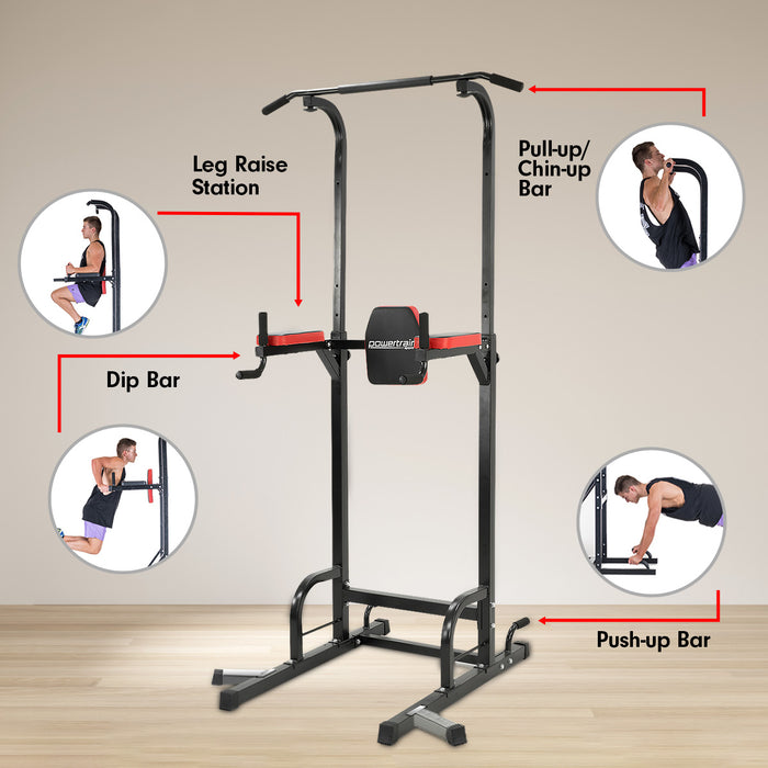 Danoz Direct -  Powertrain Multi Station For Chin Ups Pull Ups And Dips