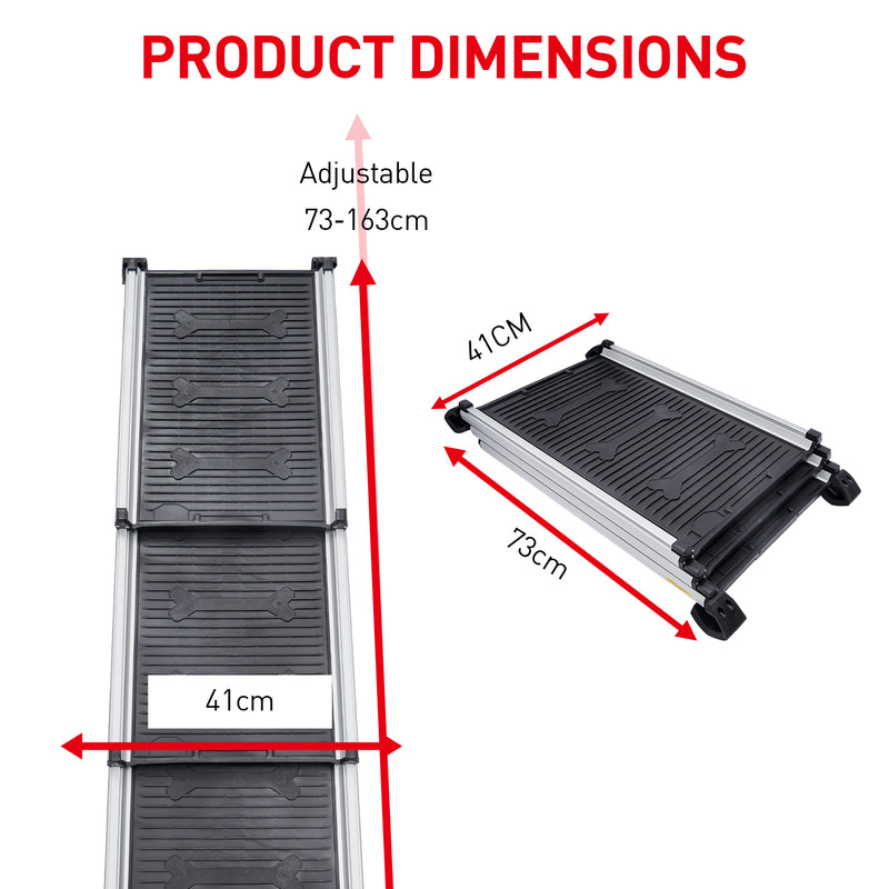 Danoz Direct - Furtastic Heavy-Duty Aluminium Telescopic Pet Ramp