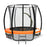 Danoz Direct -  Kahuna 8ft Trampoline Kahuna With Spring Mat Pad Net Outdoor - Orange