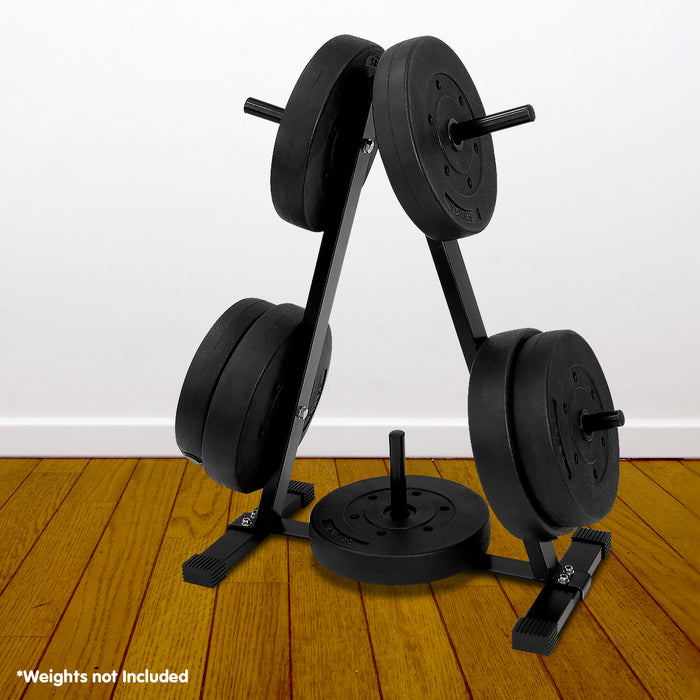 Danoz Direct -  Powertrain Weight Plates Storage Home Gym Rack