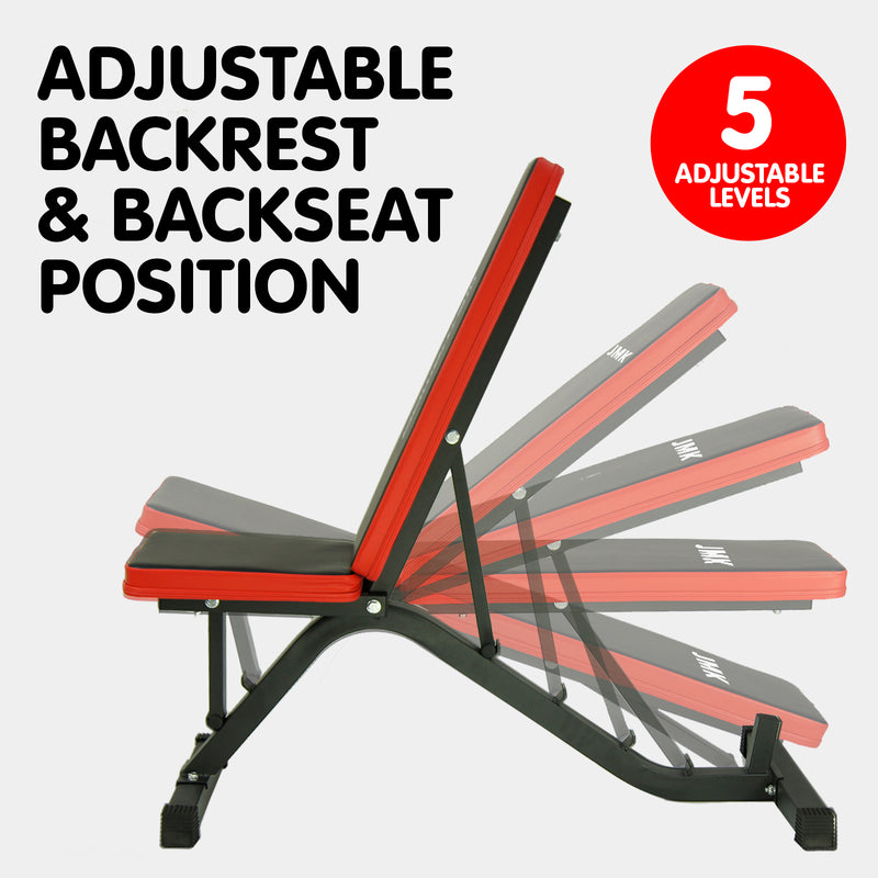 Danoz Direct -  Powertrain Adjustable Incline Decline Home Gym Bench