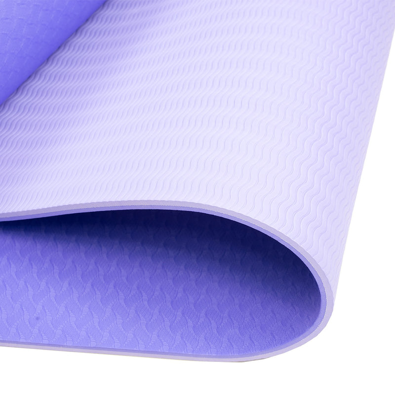 Danoz Direct -  Powertrain Eco-Friendly TPE Pilates Exercise Yoga Mat 8mm - Light Purple