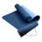 Danoz Direct -  Powertrain Eco-friendly Dual Layer 8mm Yoga Mat | Dark Blue | Non-slip Surface And Carry Strap For Ultimate Comfort And Portability