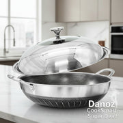 Danoz CookSmart wok with lid