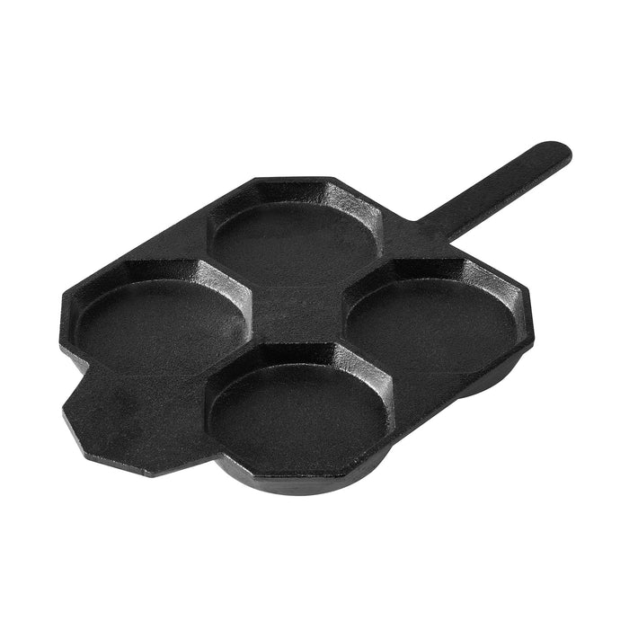 Danoz Direct - Mommy's Pot 23cm Cast-Iron Traditional Egg Pan Non-Stick Pre-Seasoned