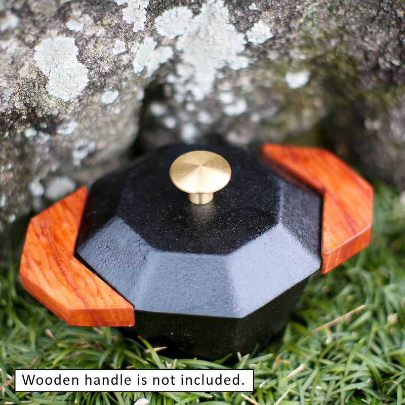 Danoz Direct - Mommy's Pot 21cm Cast-Iron Traditional Pot Non-Stick Pre-Seasoned