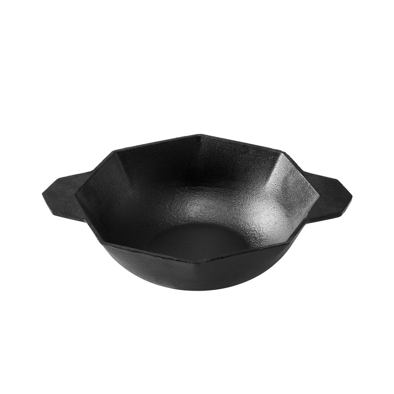 Danoz Direct - Mommy's Pot 28cm Cast-Iron Traditional Wok Non-Stick Pre-Seasoned