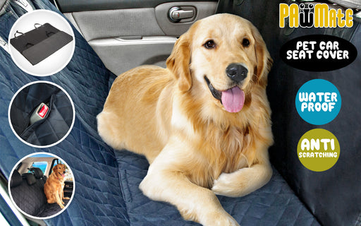 Danoz Direct - Paw Mate Black Pet Dog Car Boot Seat Cover Waterproof Mat XXL