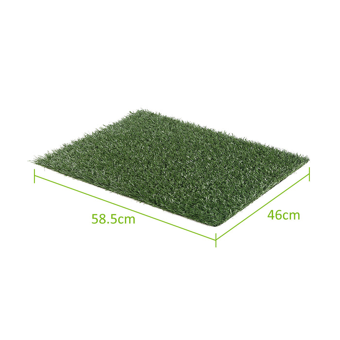 Danoz Direct - Paw Mate 1 Grass Mat for Pet Dog Potty Tray Training Toilet 58.5cm x 46cm