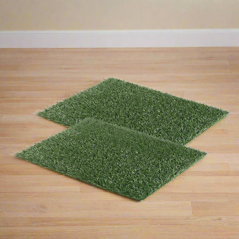 Danoz Direct - Paw Mate 2 Grass Mat for Pet Dog Potty Tray Training Toilet 58.5cm x 46cm