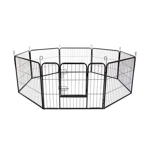 Danoz Direct - Paw Mate Pet Playpen Heavy Duty 31in 8 Panel Foldable Dog Exercise Enclosure Fence Cage
