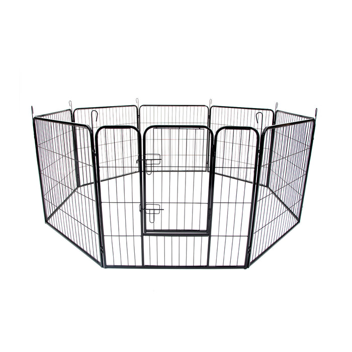 Danoz Direct - Paw Mate Pet Playpen Heavy Duty 32in 8 Panel Foldable Dog Exercise Enclosure Fence Cage