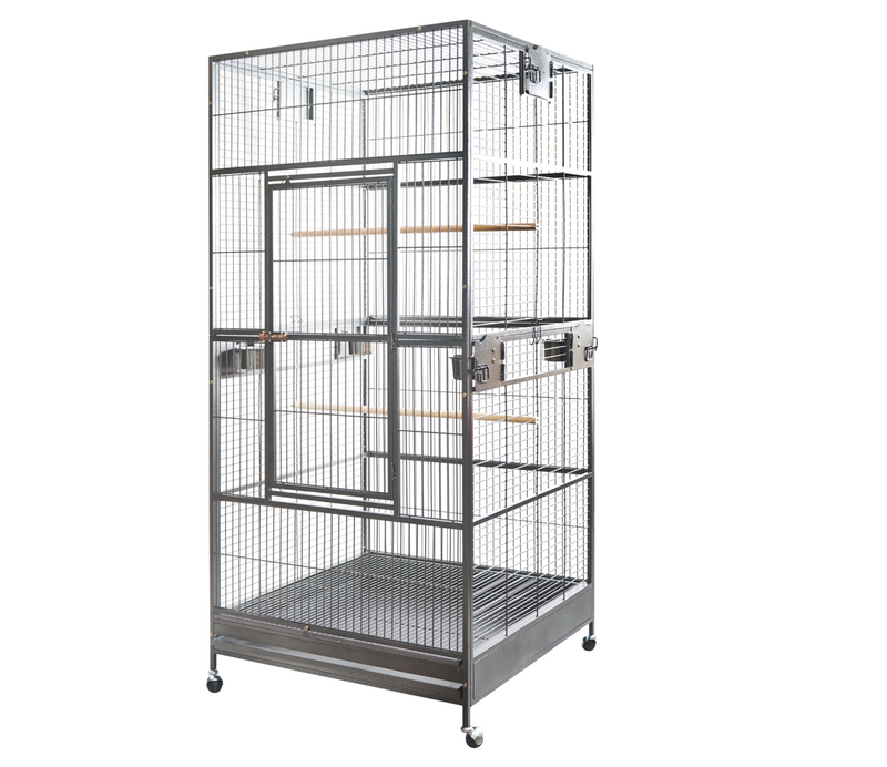 Danoz Pets - YES4PETS XXL 203cm Macaw Parrot Aviary Bird Cat Pet Cage On Wheels