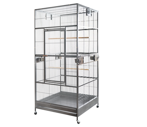Danoz Direct - YES4PETS XXL 203cm Macaw Parrot Aviary Bird Cat Pet Cage On Wheels