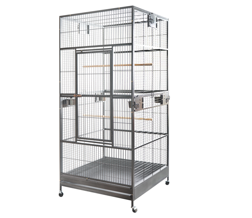 Danoz Direct - YES4PETS XXL 203cm Macaw Parrot Aviary Bird Cat Pet Cage On Wheels