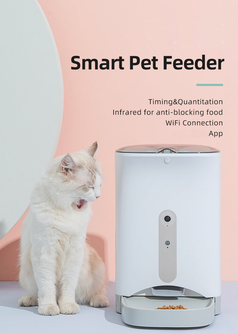 Danoz Pets - Smart Automatic Pet Dog Cat Rabbit Feeder Smartphone Camera APP for iPhone Android - Free Postage