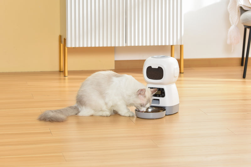 YES4PETS 3.5L Visible Automatic Digital Pet Dog🐶 Cat Feeder Food Bowl Dispenser - Free Postage