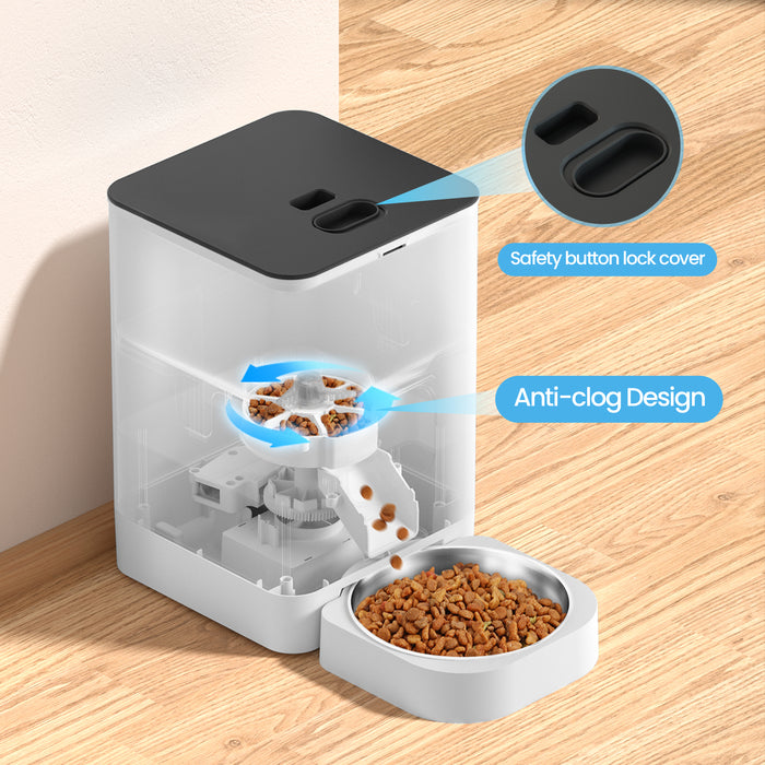 Danoz Direct - YES4PETS 6L Automatic Digital Pet Dog Cat Feeder Food Bowl Dispenser