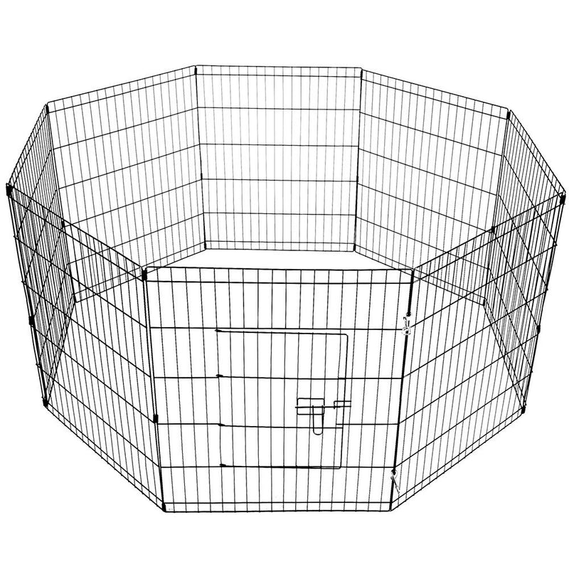 YES4PETS 30' Dog 🐶Pet Playpen Exercise Puppy Enclosure Fence with cover - Free Delivery
