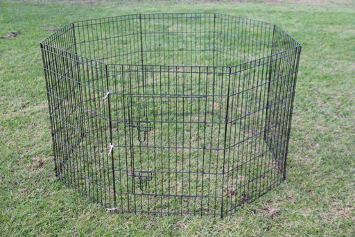 Danoz Direct - YES4PETS 120 cm 8 Panel Pet Dog Playpen Exercise Chicken Cage Puppy Crate Enclosure Cat Fence