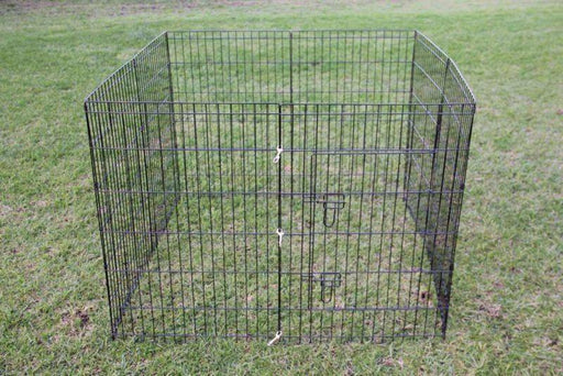 Danoz Direct - YES4PETS 120 cm 8 Panel Pet Dog Playpen Exercise Chicken Cage Puppy Crate Enclosure Cat Fence